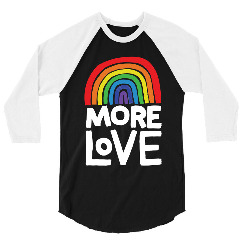 More Love Tri Blend 3/4 Sleeve Shirt by Jose-Rodriguez | Artistshot