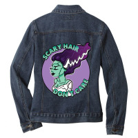 Classic Retro  Scary Women My Favorite Ladies Denim Jacket | Artistshot