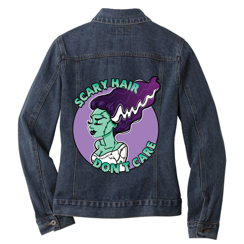 Classic Retro  Scary Women My Favorite Ladies Denim Jacket by LoganArtists | Artistshot