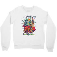 Moving Castle Crewneck Sweatshirt | Artistshot