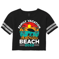 Family Vacation 2022 Vintage Retro Australia Atlantis Beach Scorecard Crop Tee | Artistshot