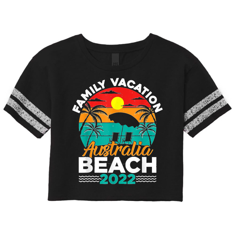 Family Vacation 2022 Vintage Retro Australia Atlantis Beach Scorecard Crop Tee by WirtzRichard | Artistshot