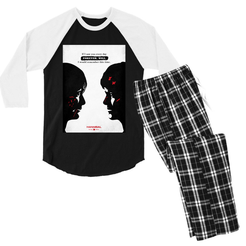 Graphic Picture  Psychological My Favorite People Men's 3/4 Sleeve Pajama Set by BraylonArtists | Artistshot