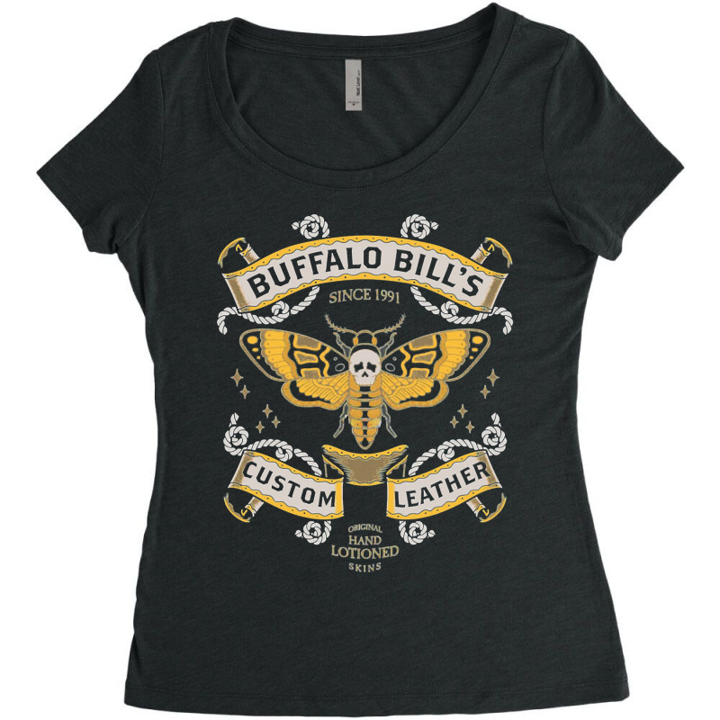 Graphic Vintage  Buffalo Bill Music Vintage Women's Triblend Scoop T-shirt by BraylonArtists | Artistshot