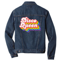 Disco Queen Groovy Roller Disco Outfit Vintage 70s Costume Tank Top Men Denim Jacket | Artistshot