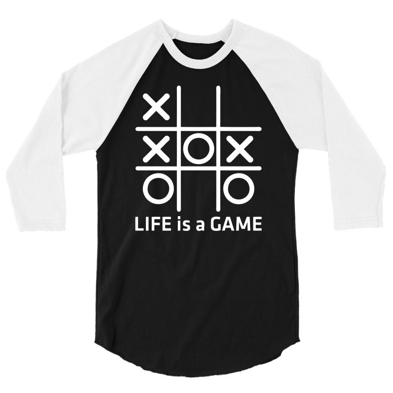 Life Is A Game 3/4 Sleeve Shirt | Artistshot