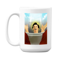 Music Vintage Retro Dinosaur Park Gifts Men.png 15 Oz Coffee Mug | Artistshot