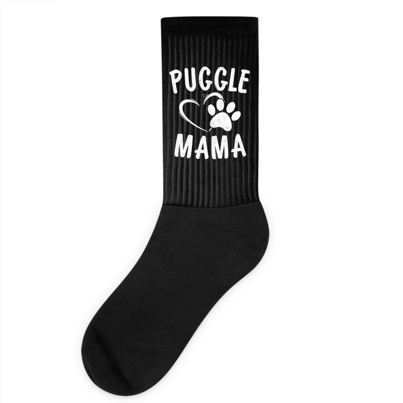 Cute Puggle Mama Gift Pet Pugs Lover Apparel Dog Pug Mom Socks by sieuduong86 | Artistshot