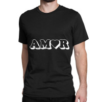 Cute Retro Love Amor Valentines Day Heart Classic T-shirt | Artistshot