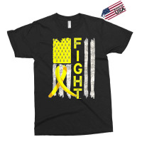 Fight Sarcoma Cancer Awareness American Flag Bone Cancer Exclusive T-shirt | Artistshot