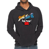 Retro Cartoon  Hand-to-hand Day Gift Vintage Hoodie | Artistshot