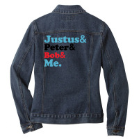 Justus Peter Bob Me For Light Ladies Denim Jacket | Artistshot