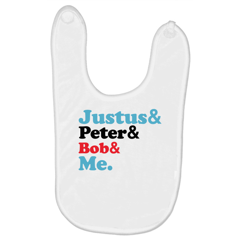 Justus Peter Bob Me For Light Baby Bibs by autlu2024 | Artistshot