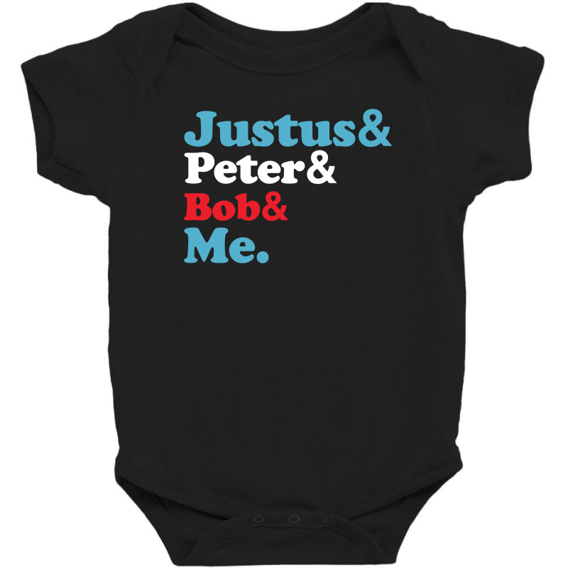 Justus Peter Bob Me For Dark Baby Bodysuit by autlu2024 | Artistshot