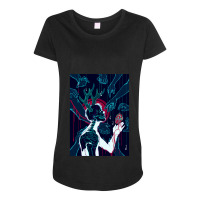 Vintage Classic Cartoon  Horror Movie Arts Characters Maternity Scoop Neck T-shirt | Artistshot