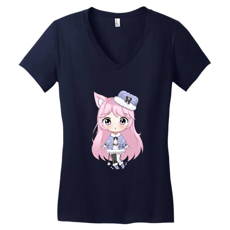 Custom Nyatasha Nyanners Vtuber Maternity Scoop Neck T-shirt By Bellchiby -  Artistshot