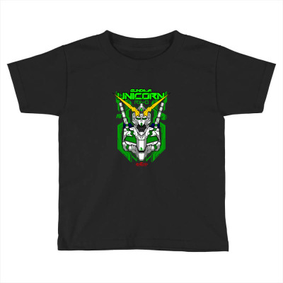 Gundam Unicorn Green Psycho Frame Toddler T-shirt Designed By Kabarkabur