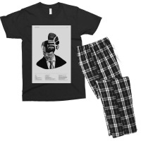 Vintage Graphic  Psychological Arts Characters Men's T-shirt Pajama Set | Artistshot