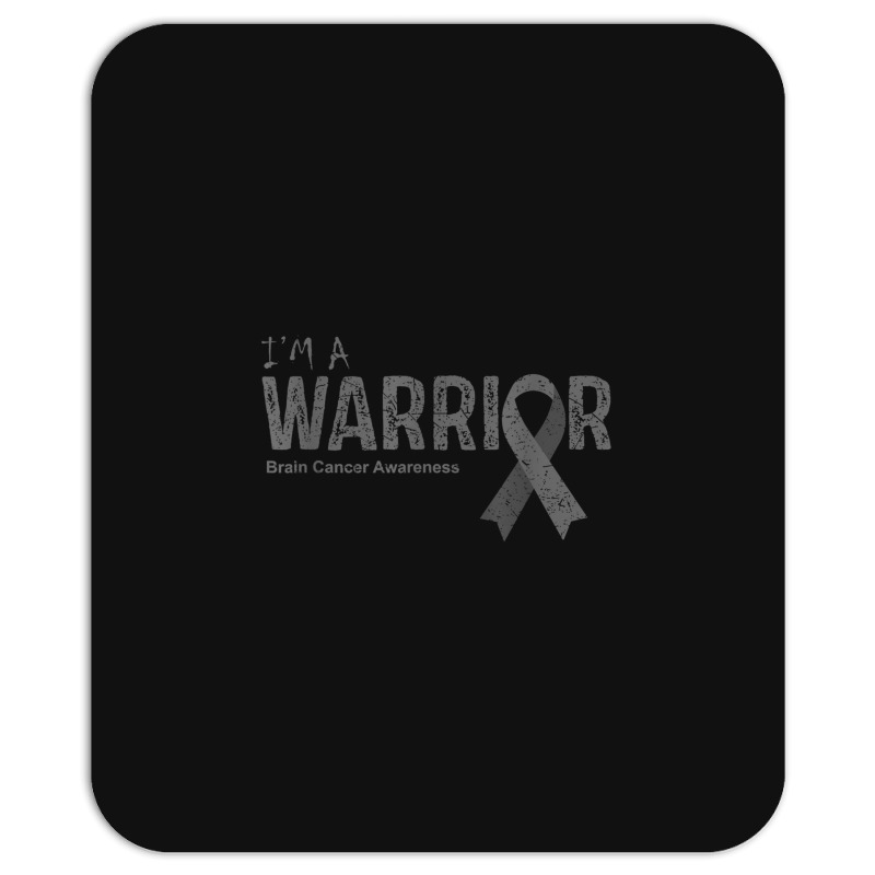 Brain Cancer Awareness Warrior Mousepad | Artistshot