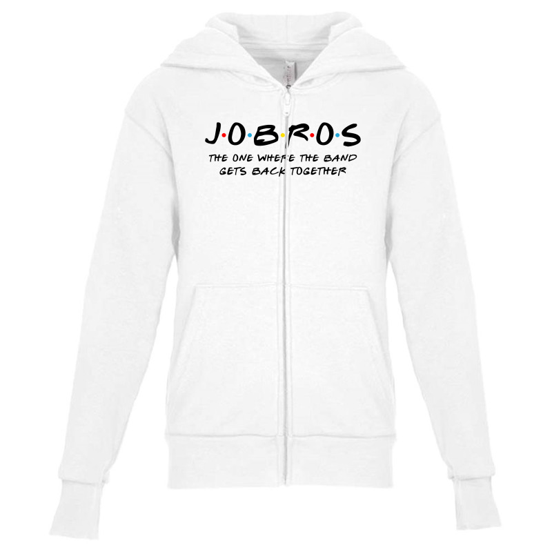 Jonas Brothers Friends Tv Show For Light Youth Zipper Hoodie by autlu2024 | Artistshot