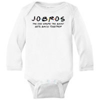 Jonas Brothers Friends Tv Show For Light Long Sleeve Baby Bodysuit | Artistshot