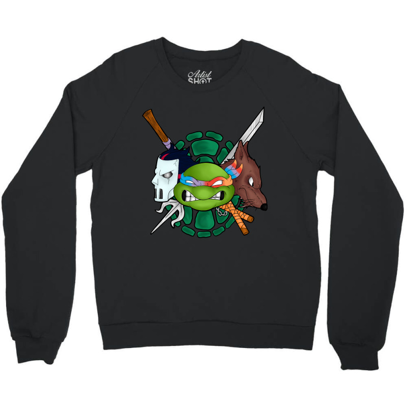 Vintage Animation  Friendly Turtle Gifts Men Crewneck Sweatshirt by DeshawnArtists | Artistshot