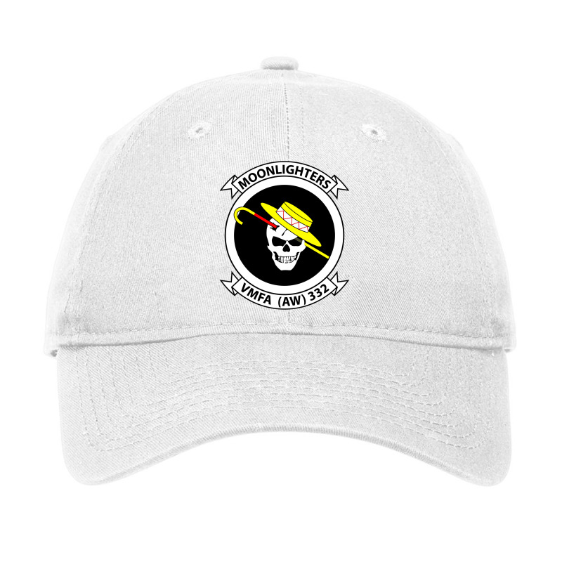 Marine Corps Fighter Squadron Vmfa (aw) 332 Moonlighters Vmfa Aw 3  Adjustable Cap. By Artistshot