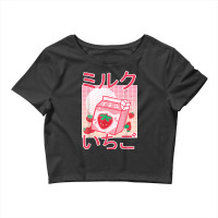 Anime  Kawaii Anime Japanese Strawberry Milkshake Crop Top | Artistshot