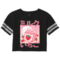 Anime  Kawaii Anime Japanese Strawberry Milkshake Scorecard Crop Tee | Artistshot