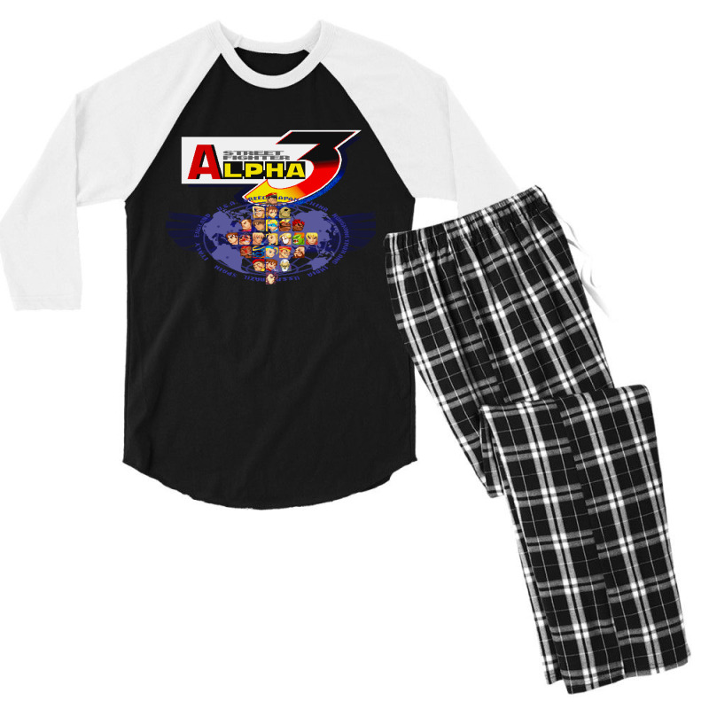 Vintage Graphic  Fighting Funny Gift Men's 3/4 Sleeve Pajama Set by ShyanneArtists | Artistshot