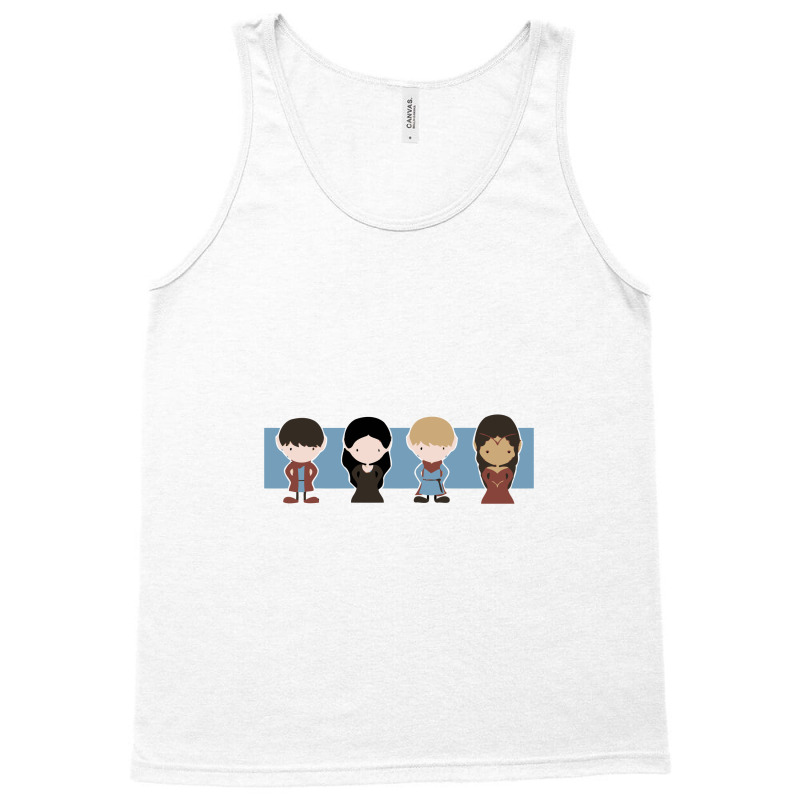 Merlin, Morgana, Arthur, Guinevere, Chibi Merlin Merlin Tank Top | Artistshot