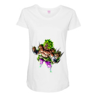 Dbl Broly Maternity Scoop Neck T-shirt | Artistshot