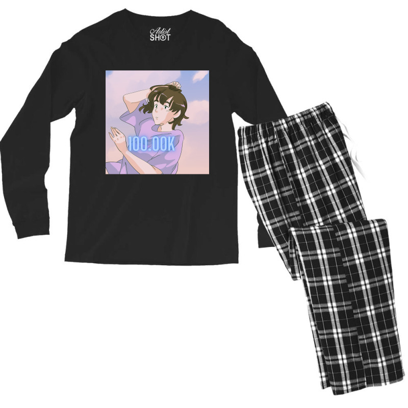 Lover Gift Zenitsu Fire Gifts Men Men's Long Sleeve Pajama Set by KarenArtists | Artistshot