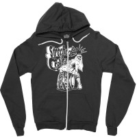 Streched And Poked Zipper Hoodie | Artistshot