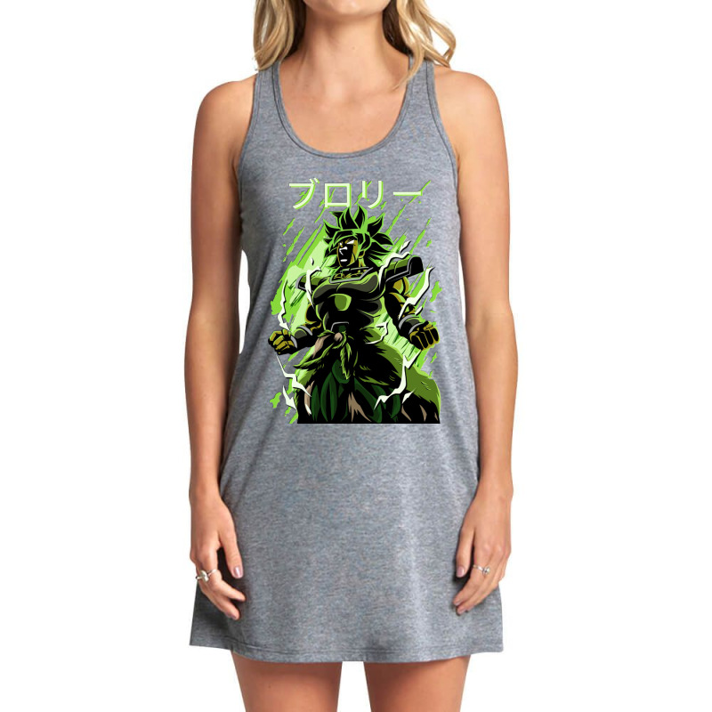 Dragonball Broly Roarr Tank Dress by Ha Thu | Artistshot