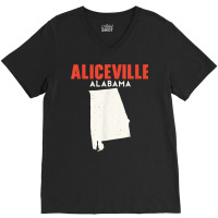 Aliceville Alabama Usa State America Travel T Shirt V-neck Tee | Artistshot