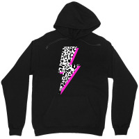 Leopard Lightning Bolt Pink Shadow Cheetah Graphic Print Sweatshirt Unisex Hoodie | Artistshot