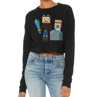 Music Vintage Demo King Funny Gift Cropped Sweater | Artistshot