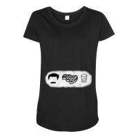 Retro  Ron Man Call Me Maternity Scoop Neck T-shirt | Artistshot