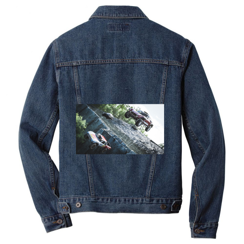 Retro  Laval Rocket Mens Funny Men Denim Jacket by Tabithas-Artists | Artistshot