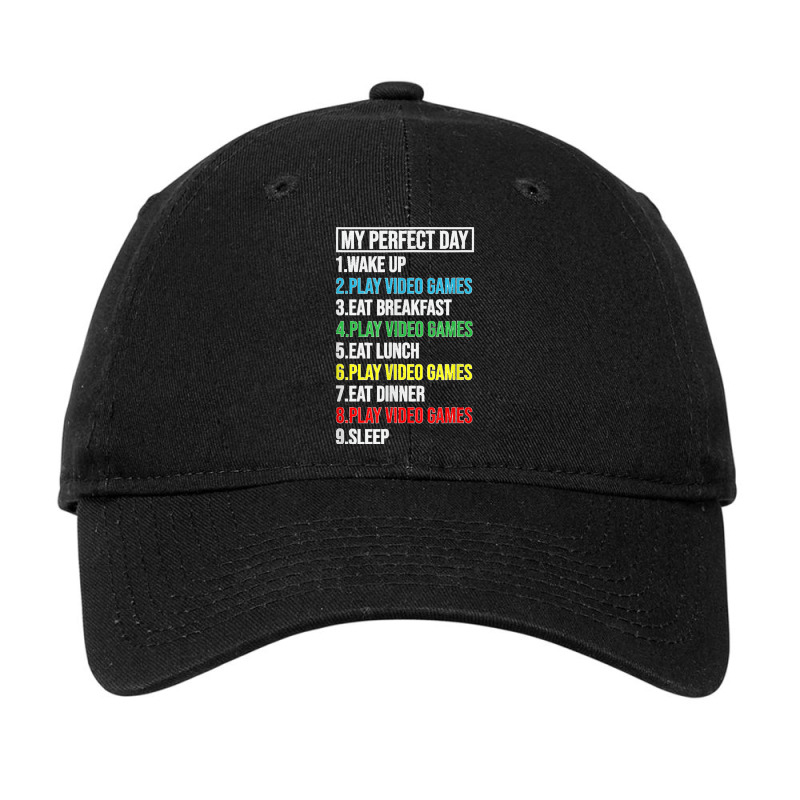 Gamer Graphic Novelty List Chores Daily Tees And More Adjustable Cap | Artistshot