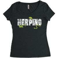 Herpetology Tshirt Reptiles Snake Zoology Frog Gecko Herping T Shirt Women's Triblend Scoop T-shirt | Artistshot