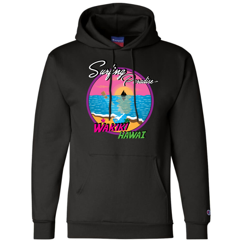 Wakiki Hawai Champion Hoodie | Artistshot