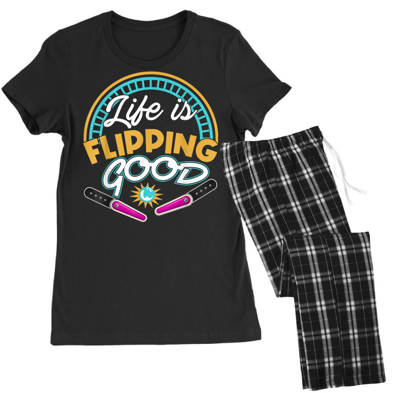 Flipping Good Arcade Game 80s 90s Pinball T Shirt Women's Pajamas Set by sowleomballoucgp | Artistshot