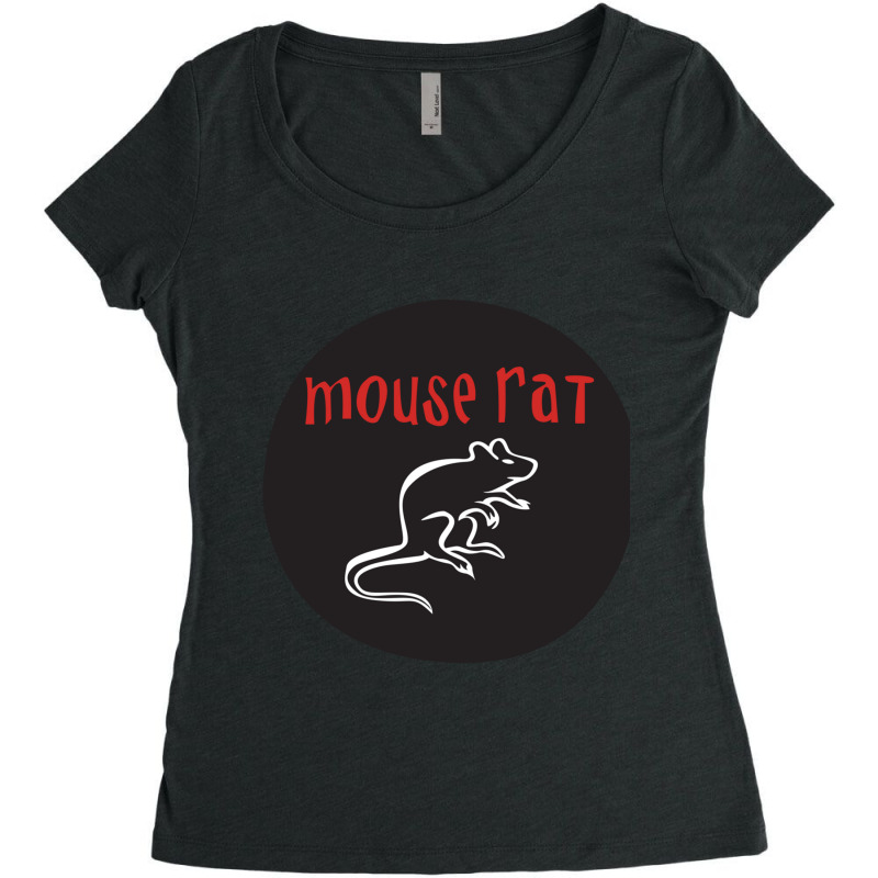 Art Character Mouserat Call Me Women's Triblend Scoop T-shirt by TrystanArtists | Artistshot