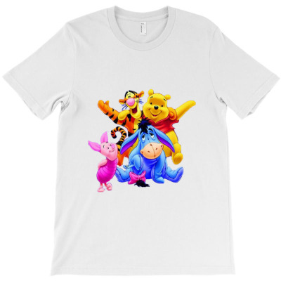 Pooh Love Friends T-shirt Designed By Metrotp