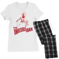 Universal Monsters The Invisible Man Red Hue T Shirt Women's Pajamas Set | Artistshot