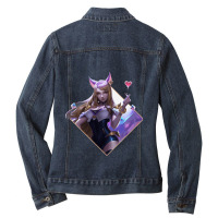 Cartoon Character Kaydop For Mens Womens Ladies Denim Jacket | Artistshot