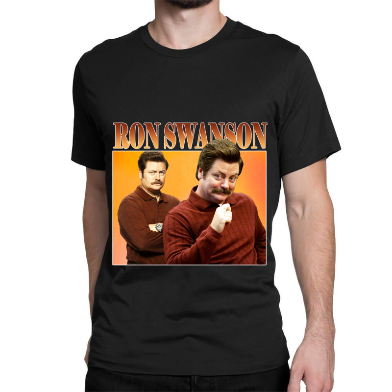 Character Animated Swanson Gifts Men Classic T-shirt by TrystanArtists | Artistshot