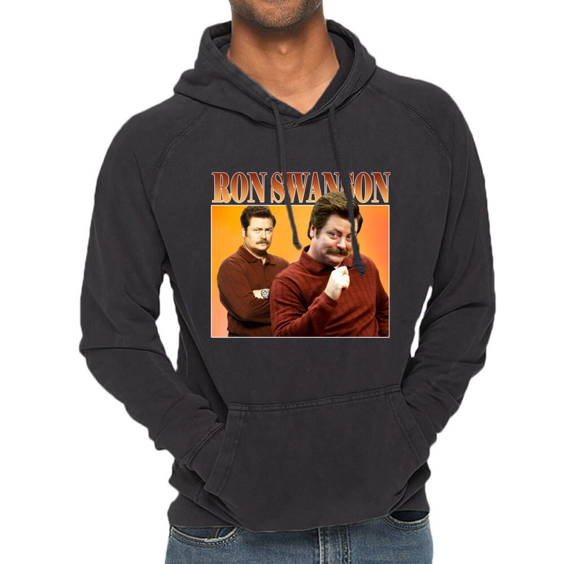 Character Animated Swanson Gifts Men Vintage Hoodie by TrystanArtists | Artistshot